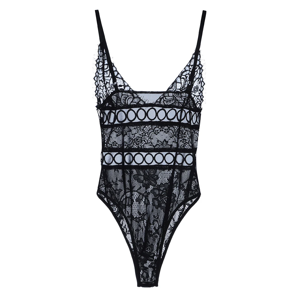 2019 new Women black lace v neck bodysuit Rompers Knitted Celebrity evening party Bodysuit Bandage bodysuits
2019 new Women black lace v neck bodysuit Rompers Knitted Celebrity evening party Bodysuit Bandage bodysuits
