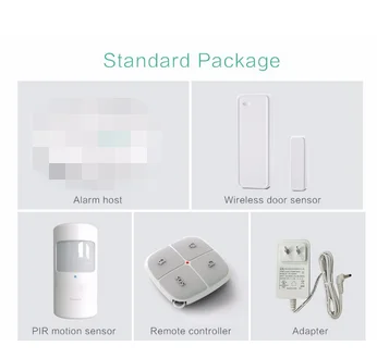 Nice Design 3G GSM Alarm WIFI Alarm system Smart Home GSM GPRS Security Alarm System with App Control
Nice Design 3G GSM Alarm WIFI Alarm system Smart Home GSM GPRS Security Alarm System with App Control