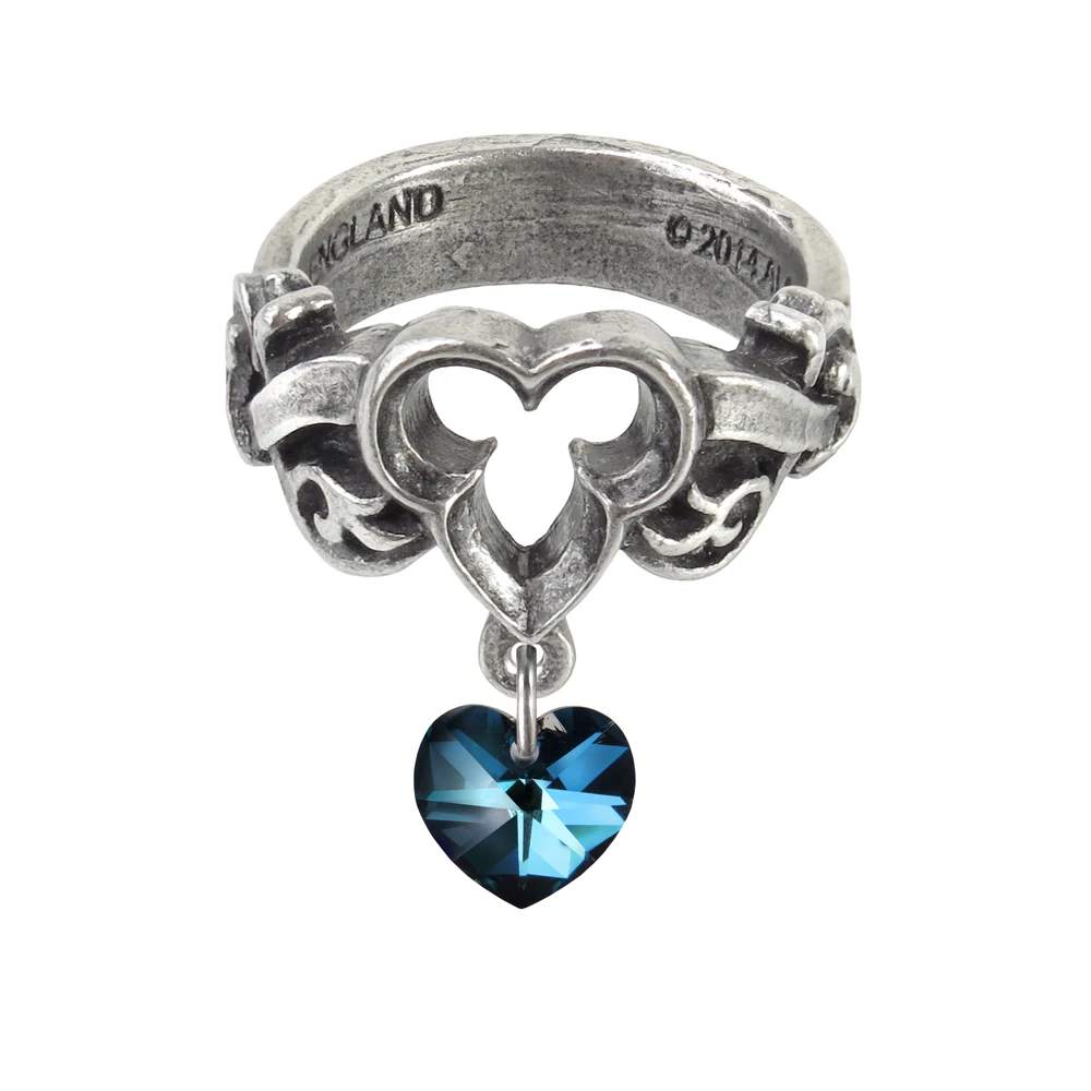 2018 Gothic Vintage Ring Party Dress Up The Dogaressa's Last Love Ring Heart Shaped Blue Ring Halloween Party Accessories
2018 Gothic Vintage Ring Party Dress Up The Dogaressa's Last Love Ring Heart Shaped Blue Ring Halloween Party Accessories