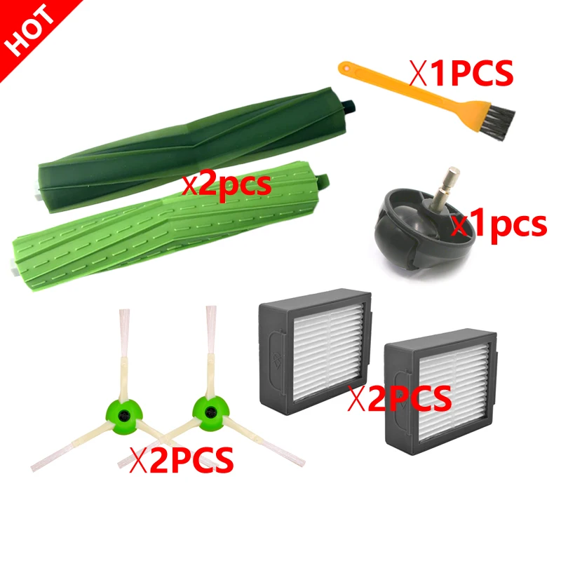 Household washable Hepa Filter Side Brush Roll Brush parts Kit for iRobot Roomba i3 i7 E5 E6 I Series vacuum cleaner accessories
Household washable Hepa Filter Side Brush Roll Brush parts Kit for iRobot Roomba i3 i7 E5 E6 I Series vacuum cleaner accessories
