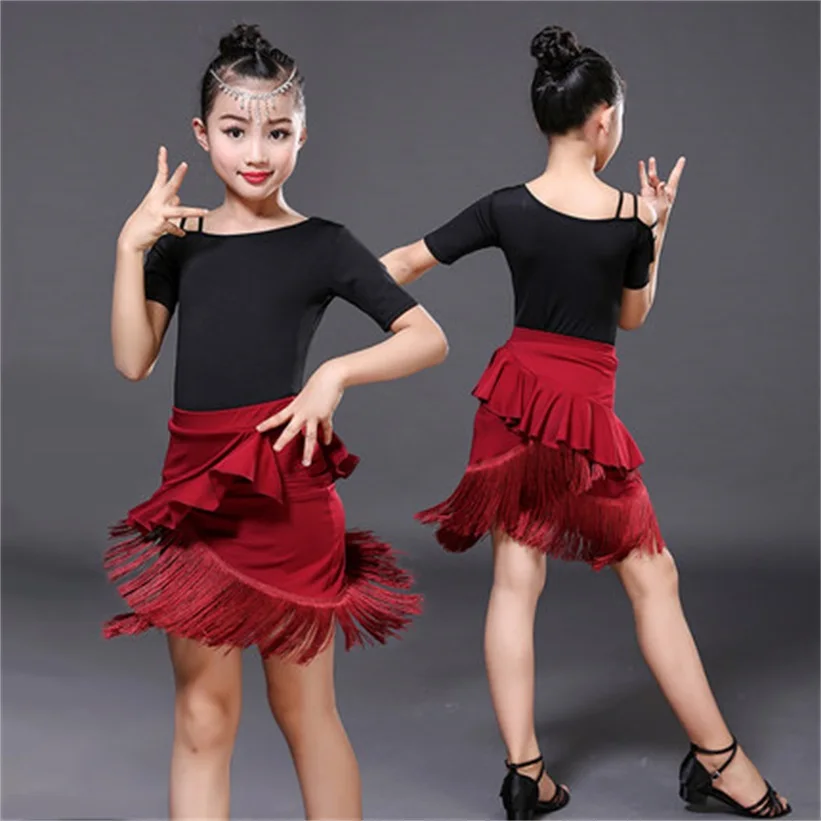 Girls Latin dance tassel fishtail skirt children's performance clothing competition clothing grading dance clothing suit TB19050
Girls Latin dance tassel fishtail skirt children's performance clothing competition clothing grading dance clothing suit TB19050