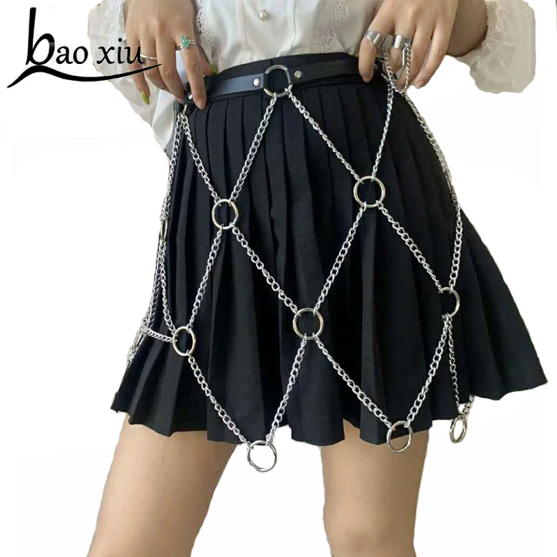 2019 New sexy Punk women Garters Leather belt Body Bondage Sculpting Harness Waist Belt Straps Corset Silver Tassel Chain Belts
2019 New sexy Punk women Garters Leather belt Body Bondage Sculpting Harness Waist Belt Straps Corset Silver Tassel Chain Belts