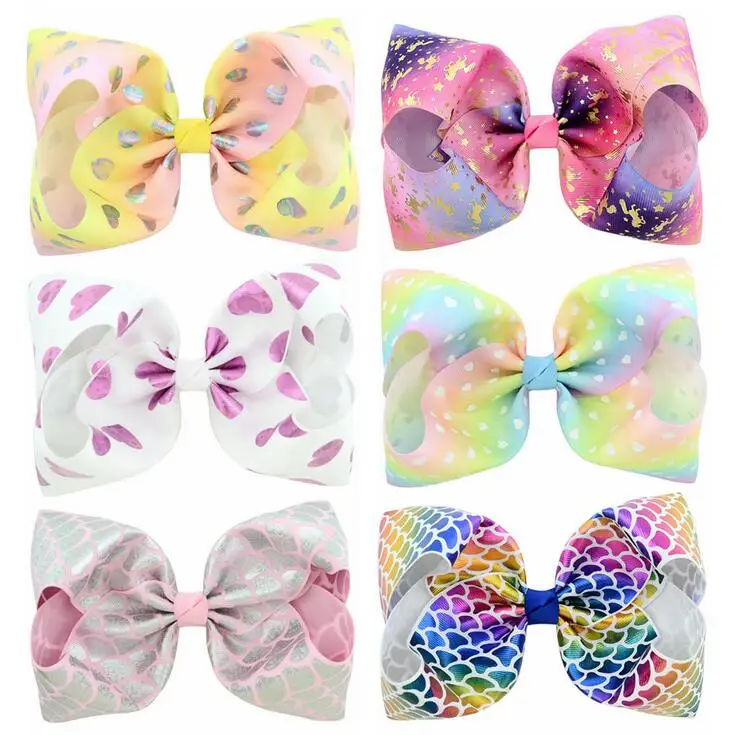 120pcs Free shipping 8inch Extra Large Love Ribbon Hair bow Customize Design Hairbow Unicorn Hairbow Mermaid bow
120pcs Free shipping 8inch Extra Large Love Ribbon Hair bow Customize Design Hairbow Unicorn Hairbow Mermaid bow
