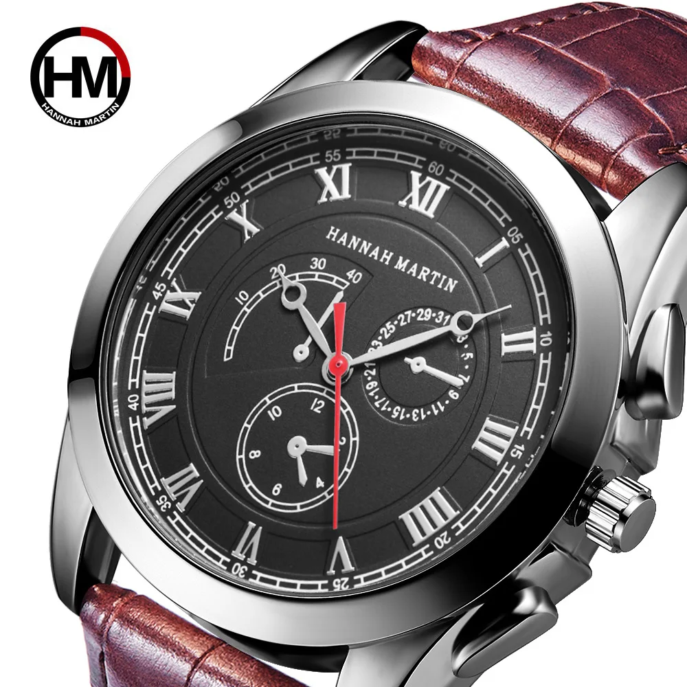 2018 HANNAH MARTIN Watch Men Luxury Casual Men's Quartz Wristwatches Wateproof Calendar Relogio Masculino Sports Clock Gift Box
2018 HANNAH MARTIN Watch Men Luxury Casual Men's Quartz Wristwatches Wateproof Calendar Relogio Masculino Sports Clock Gift Box