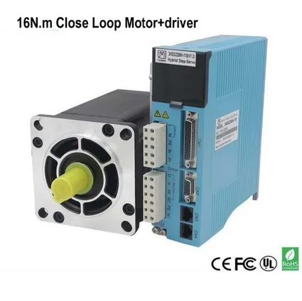 3 Phase NEMA42 16NM Closed Stepper Servomotor Driver Kit with 3 meters coding line for CNC Cutting Engraving Machine
3 Phase NEMA42 16NM Closed Stepper Servomotor Driver Kit with 3 meters coding line for CNC Cutting Engraving Machine