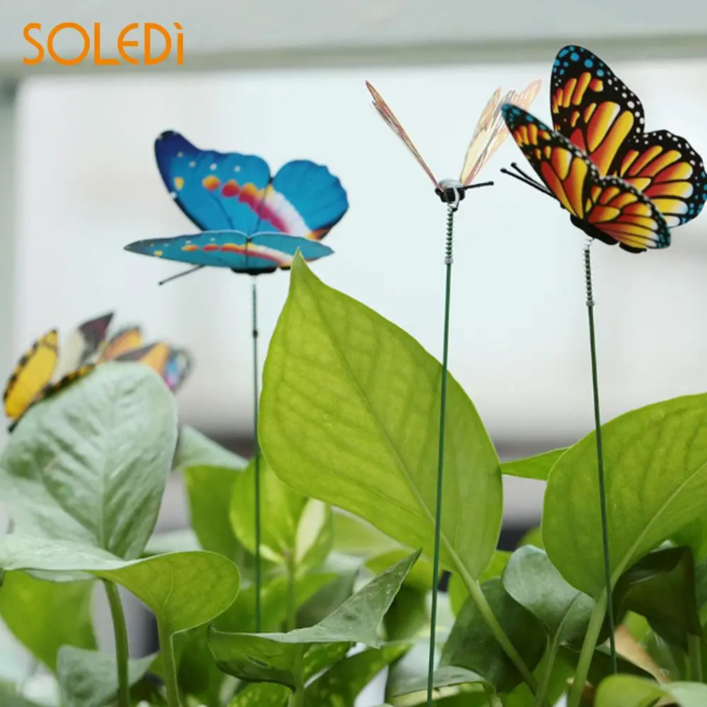 15PCS Lifelike Butterfly Garden Decor Lawn DecorationPlastic Color random 3D Garden Art Flowerpot Artificial insect decorate
15PCS Lifelike Butterfly Garden Decor Lawn DecorationPlastic Color random 3D Garden Art Flowerpot Artificial insect decorate