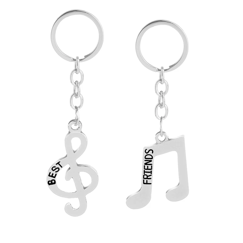 Trendy Sliver Color Zinc Alloy Music Note Key Chains For Women And Men Gifts Key Ring
Trendy Sliver Color Zinc Alloy Music Note Key Chains For Women And Men Gifts Key Ring
