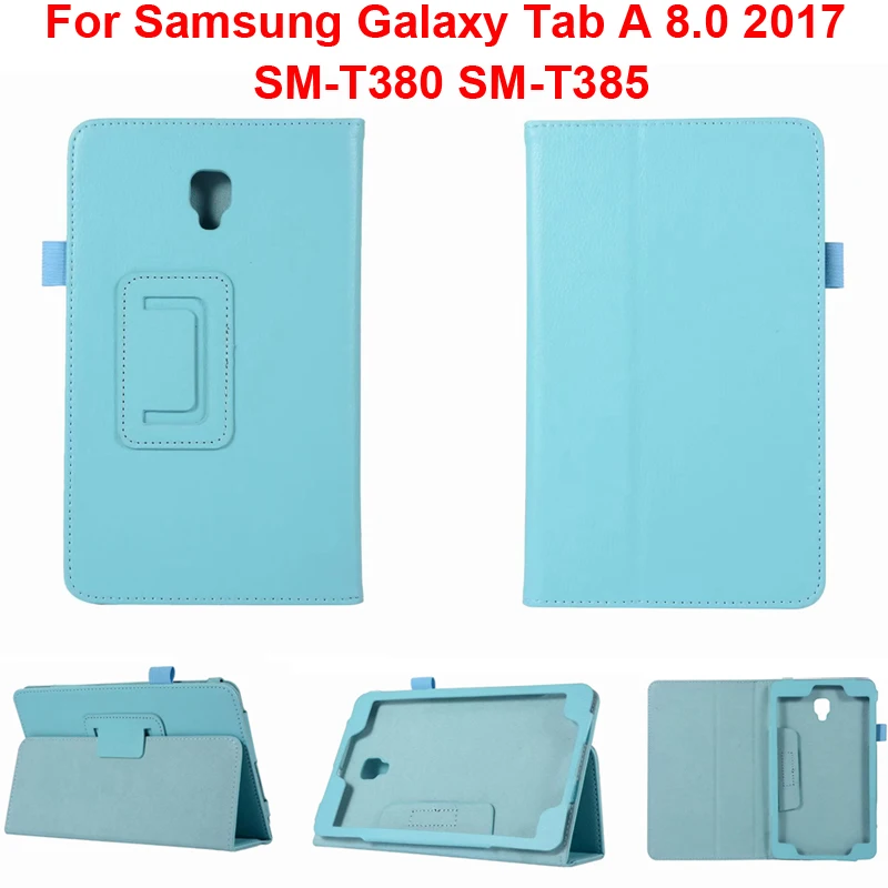 Женский чехол подставка из искусственной кожи для Samsung Galaxy Tab A 8 0 2017 защитный