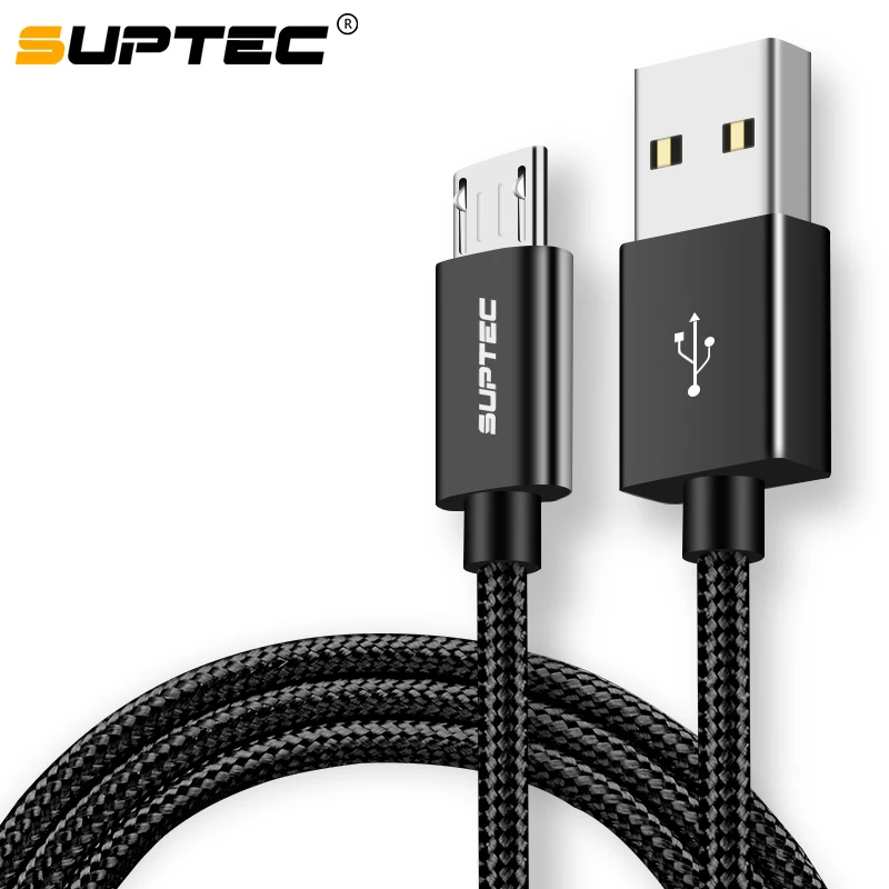 SUPTEC 2M 3M Micro USB Cable 2A Fast Charging Data Charger Cable for Android Samsung S6 S7 Edge Xiaomi Huawei MP3 Microusb Cord
SUPTEC 2M 3M Micro USB Cable 2A Fast Charging Data Charger Cable for Android Samsung S6 S7 Edge Xiaomi Huawei MP3 Microusb Cord