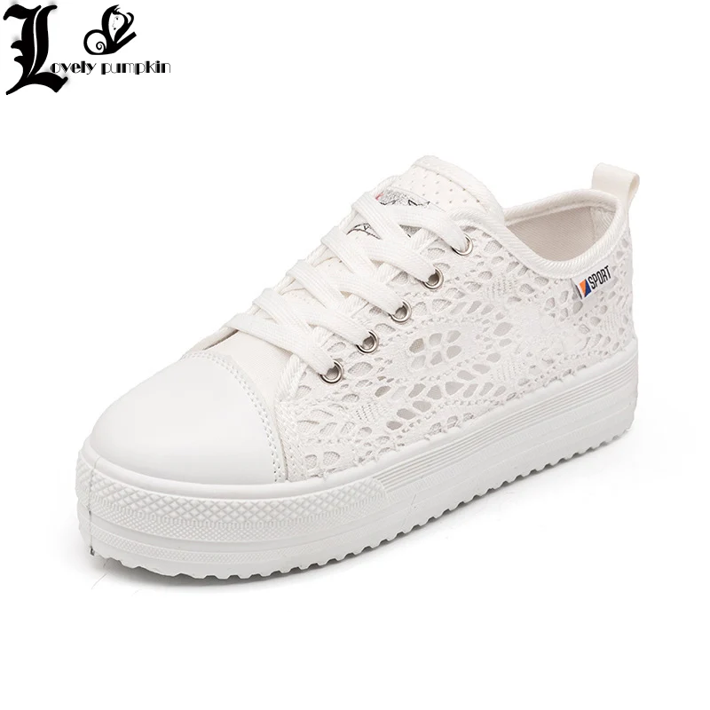 Women Shoes 2018 fashion summer casual Ladies Shoes cutouts lace canvas hollow breathable platform flat Shoes woman sneakers 072
Women Shoes 2018 fashion summer casual Ladies Shoes cutouts lace canvas hollow breathable platform flat Shoes woman sneakers 072