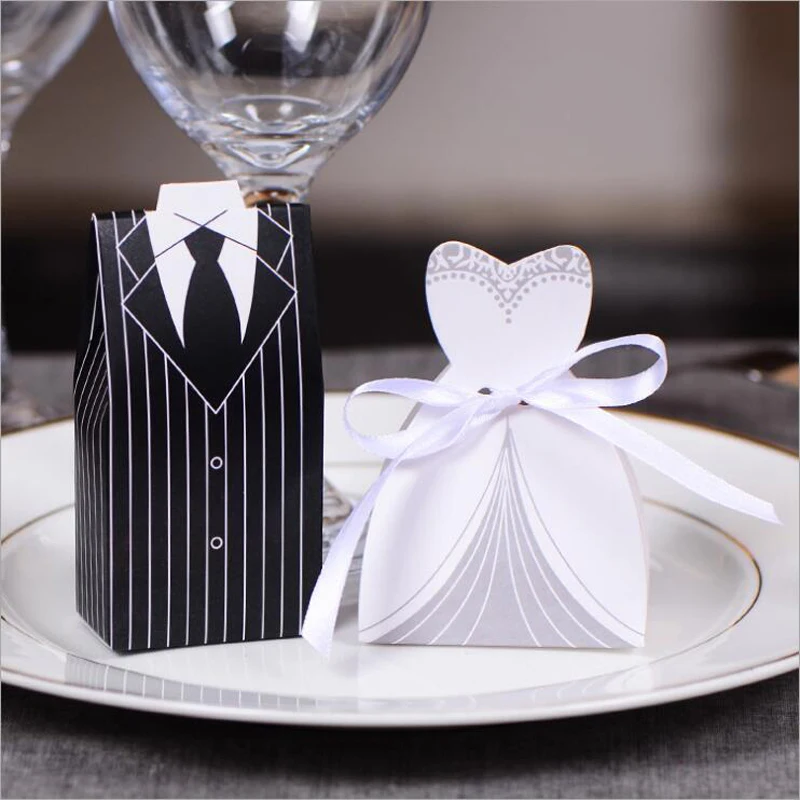 100pcs/lots Bride And Groom Wedding Candy Box Gift Favour Boxes Wedding Bonbonniere Event Party Supplies With Ribbon
100pcs/lots Bride And Groom Wedding Candy Box Gift Favour Boxes Wedding Bonbonniere Event Party Supplies With Ribbon