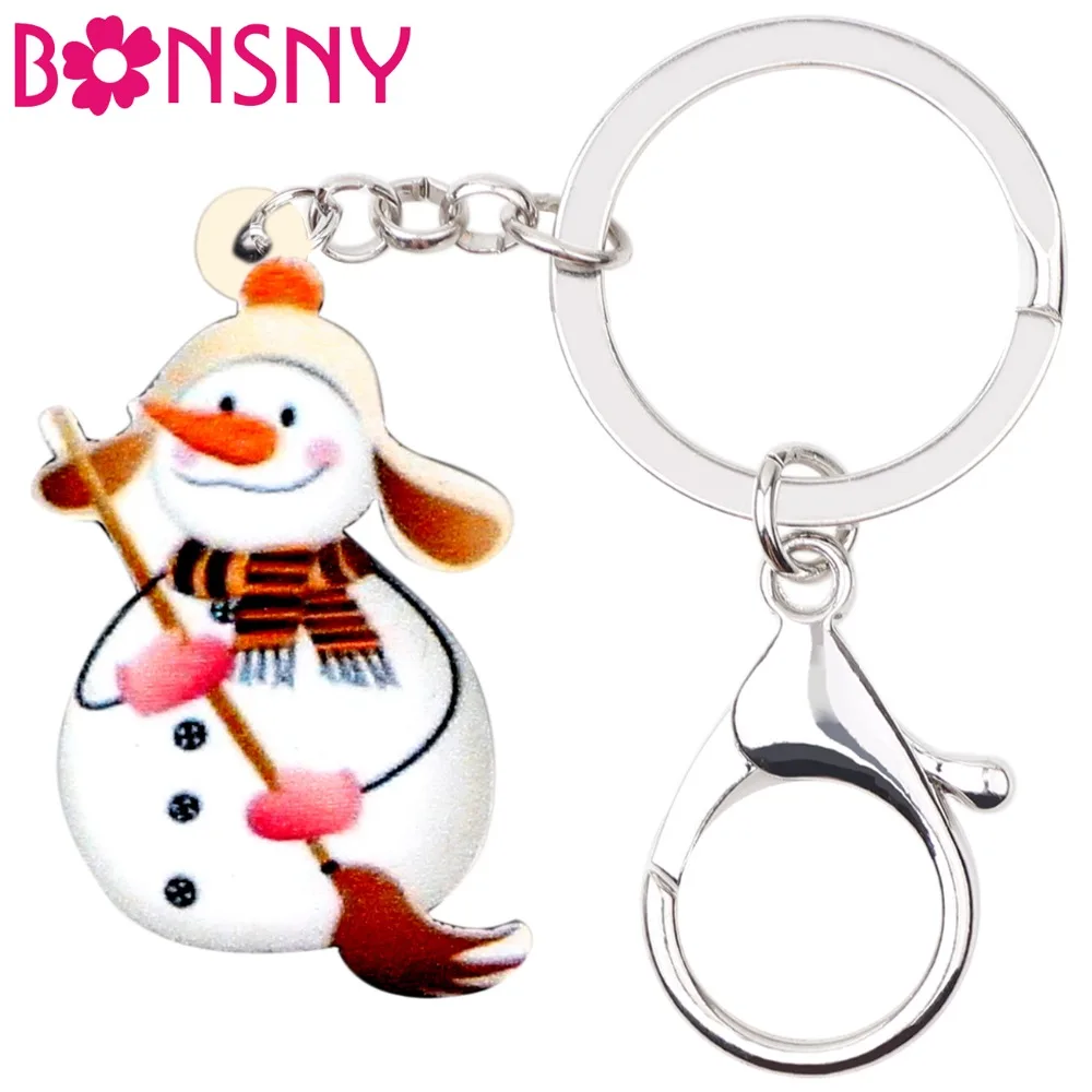 Bonsny Acrylic Christmas Cartoon Sweeping Snowman Key Chain Ring Holder Decoration Navidad Xmas Jewelry For Women Girls 2018 New
Bonsny Acrylic Christmas Cartoon Sweeping Snowman Key Chain Ring Holder Decoration Navidad Xmas Jewelry For Women Girls 2018 New