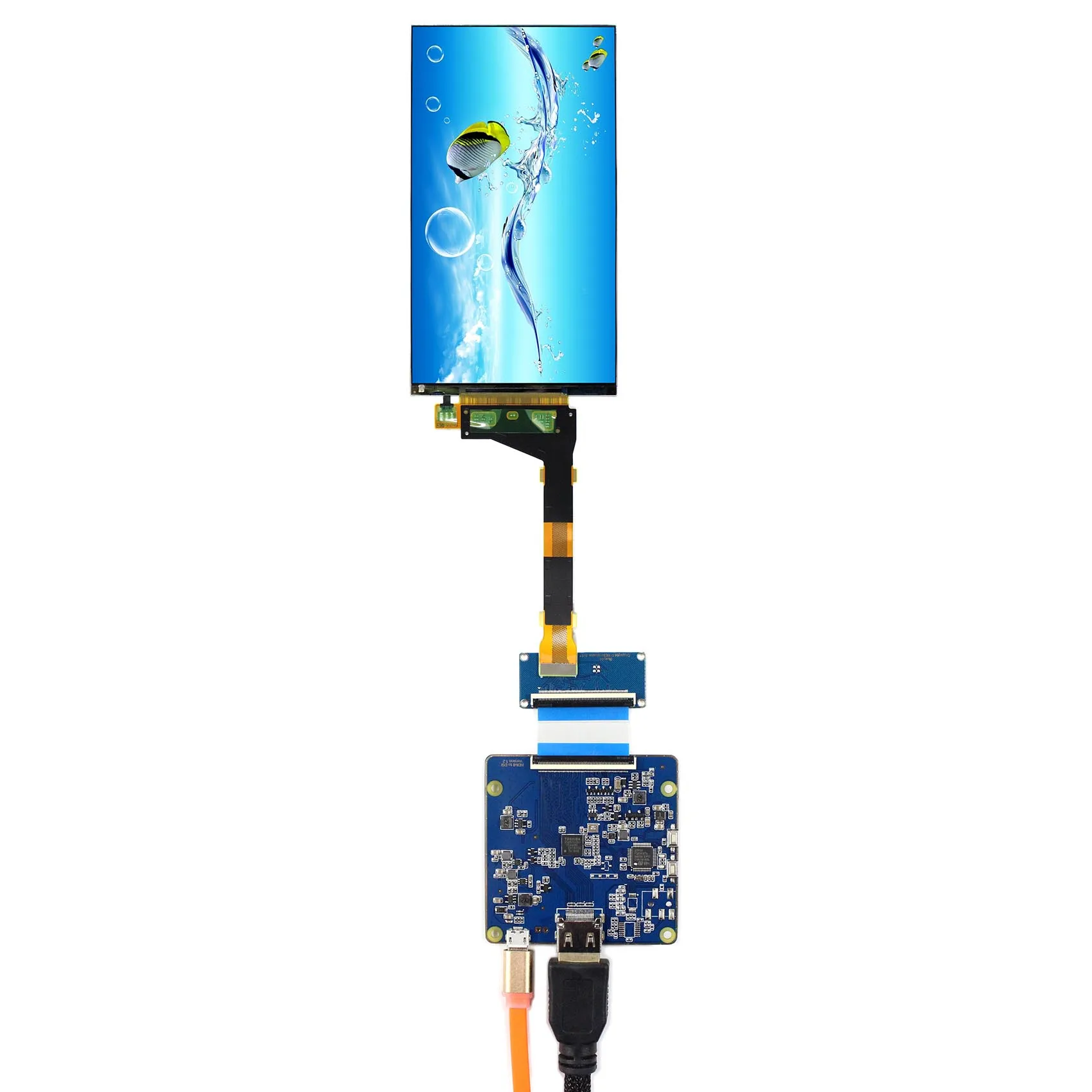 50pins MIPI Connector Backlight WLED 5.5inch LCD Screen VS-HD MITMIPI-V1 HD MI LCD Controller Board 1440X2560 Resolution
50pins MIPI Connector Backlight WLED 5.5inch LCD Screen VS-HD MITMIPI-V1 HD MI LCD Controller Board 1440X2560 Resolution