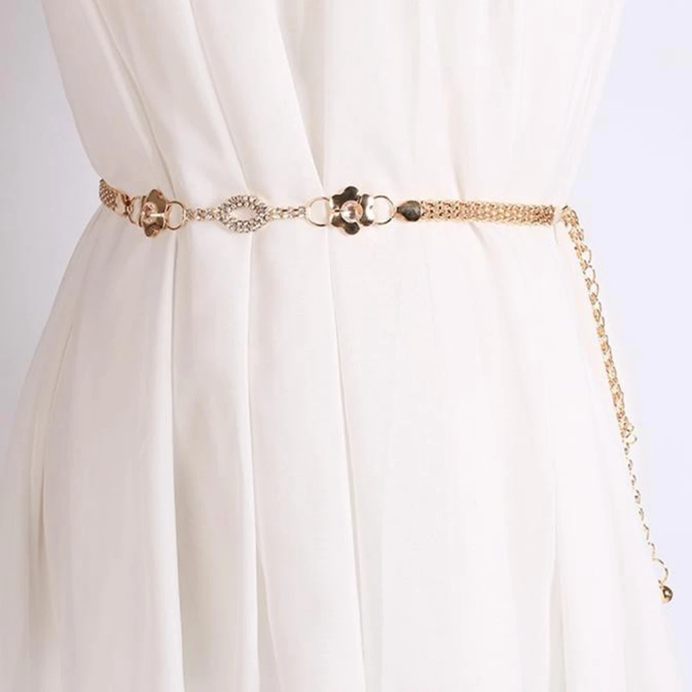 Fashion Lady Waist Belt Metal Chain Pearl Style Belt Chain belts Waist Belt Women Apparel Accessories
Fashion Lady Waist Belt Metal Chain Pearl Style Belt Chain belts Waist Belt Women Apparel Accessories
