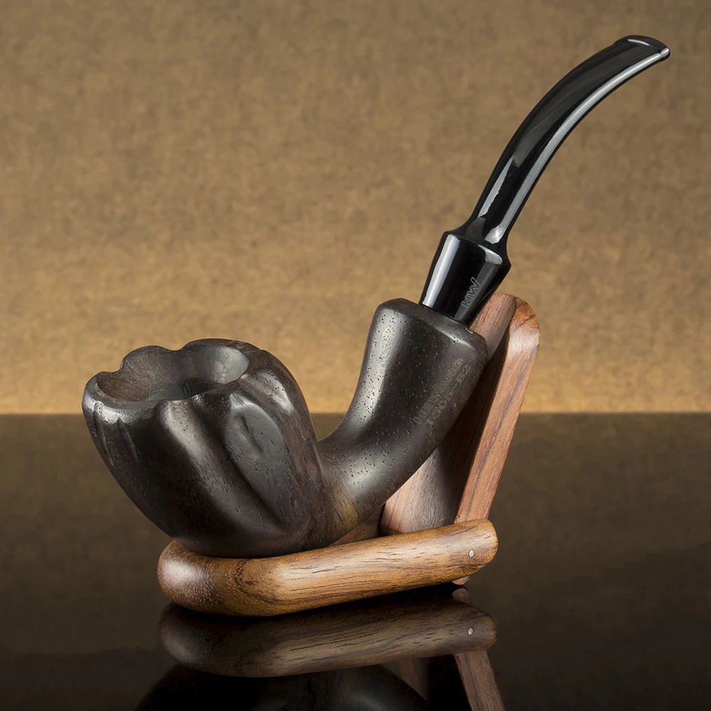 New Trumpet Bent Wooden Pipe Handmade Smoking Pipe with 10 tools 9mm Filter Tobacco Pipe Best Ebony Wood Pipe Smoke Tool
New Trumpet Bent Wooden Pipe Handmade Smoking Pipe with 10 tools 9mm Filter Tobacco Pipe Best Ebony Wood Pipe Smoke Tool