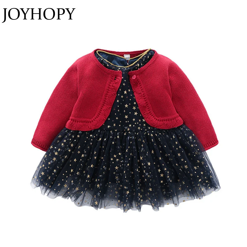 Baby Girl Clothes Spring Set 2pcs Knitted Jackets+Stars Dress Newborn Baby Girl Clothing Set nfant Baby Birthday Outfit
Baby Girl Clothes Spring Set 2pcs Knitted Jackets+Stars Dress Newborn Baby Girl Clothing Set nfant Baby Birthday Outfit