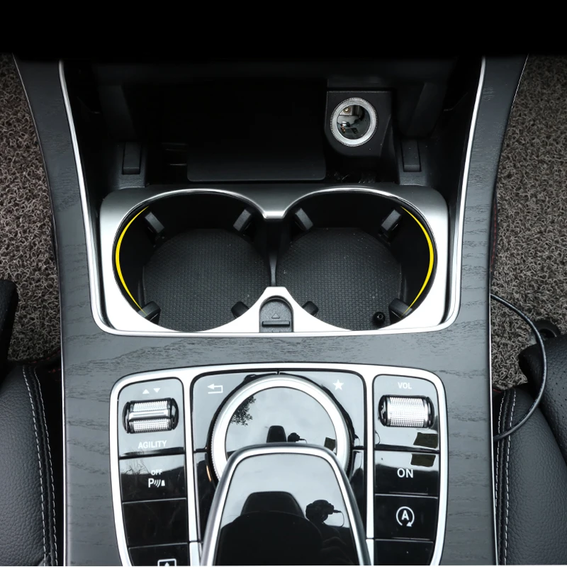 For Mercedes Benz C Class W205 Car Styling Inner Control Gear Shift Panel Water Cup Holder Cover Trim strip Sticker Accessories
For Mercedes Benz C Class W205 Car Styling Inner Control Gear Shift Panel Water Cup Holder Cover Trim strip Sticker Accessories
