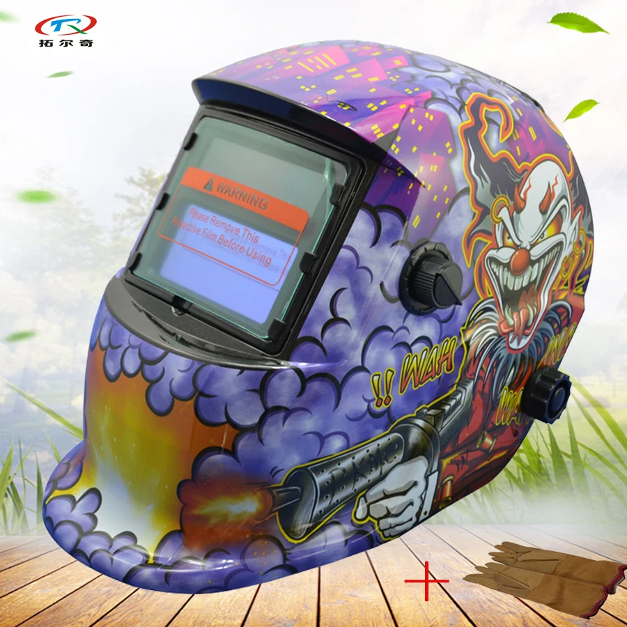 Welding Helmet Super Solar Electronic with glove lighted Auto Darkening Welding Mask for welder safe fast Shipping HD03(2200DE)Y
Welding Helmet Super Solar Electronic with glove lighted Auto Darkening Welding Mask for welder safe fast Shipping HD03(2200DE)Y
