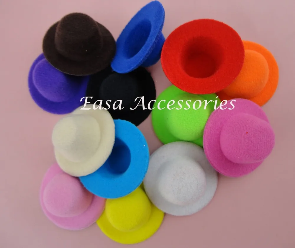 20PCS 10.0cm 4.0" Assorted Colors Velvet Top Hat Hair accessories no clips back for DIY hair jewelry,Girl Top Hat for headpieces
20PCS 10.0cm 4.0" Assorted Colors Velvet Top Hat Hair accessories no clips back for DIY hair jewelry,Girl Top Hat for headpieces