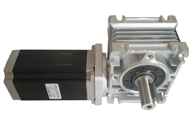 Червячная коробка передач NMRV30 10:1 + NEMA23 3 Нм шаговый двигатель L = 112 мм А |