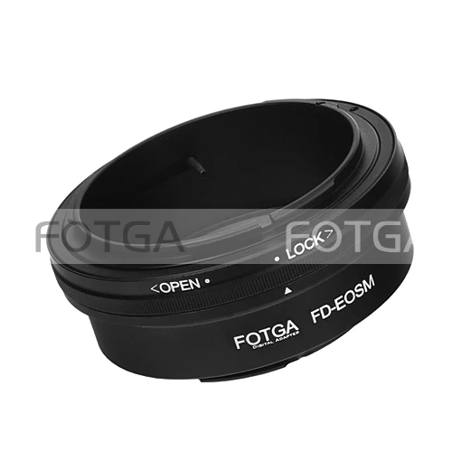 Кольцо-адаптер Fotga для беззеркальной камеры Canon EOSM для крепления объектива FD
Кольцо-адаптер Fotga для беззеркальной камеры Canon EOSM для крепления объектива FD
