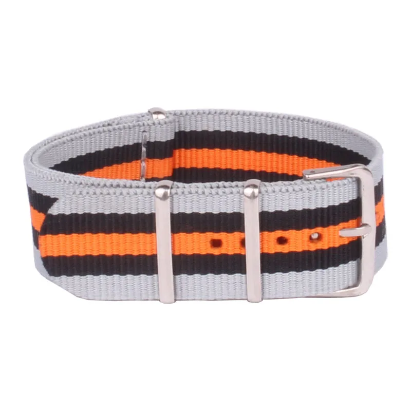 New Watch 18 mm Army Grey Black Orange Military nato fabric Woven Nylon watchbands Strap Band Buckle belt 18mm accessories
New Watch 18 mm Army Grey Black Orange Military nato fabric Woven Nylon watchbands Strap Band Buckle belt 18mm accessories