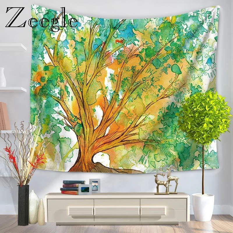 Zeegle Tree Pattern Tapestry Wall Hanging Tapestries Forest Tapestry Bedspread Yoga Mat Blanket Bed Table Cloth
Zeegle Tree Pattern Tapestry Wall Hanging Tapestries Forest Tapestry Bedspread Yoga Mat Blanket Bed Table Cloth