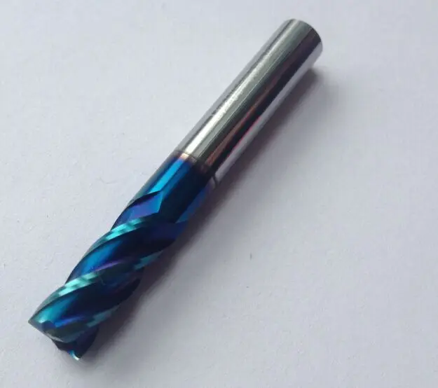 Твердосплавная фреза GEK 4 флейты Метрическая 60 HRC Helix 35 NaCO 8 мм 8x25x8x75|carbide end mill|end