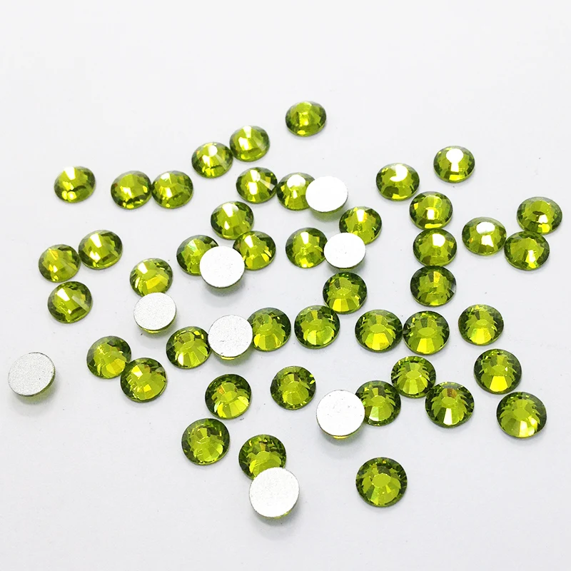 High Quality Glue On Crystals Glass Stones 3SS to 30SS Olivine Flat Back Strass Nail Art Non Hotfix Rhinestones
High Quality Glue On Crystals Glass Stones 3SS to 30SS Olivine Flat Back Strass Nail Art Non Hotfix Rhinestones