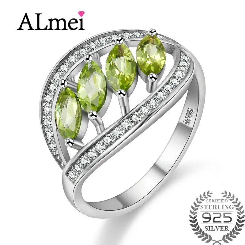 Almei Green Spinel Zircon Ring Band Leaf Shape Natural Stone Wedding Rings Pure 925 Sterling Silver Women's Fine Jewelry FJ110
Almei Green Spinel Zircon Ring Band Leaf Shape Natural Stone Wedding Rings Pure 925 Sterling Silver Women's Fine Jewelry FJ110