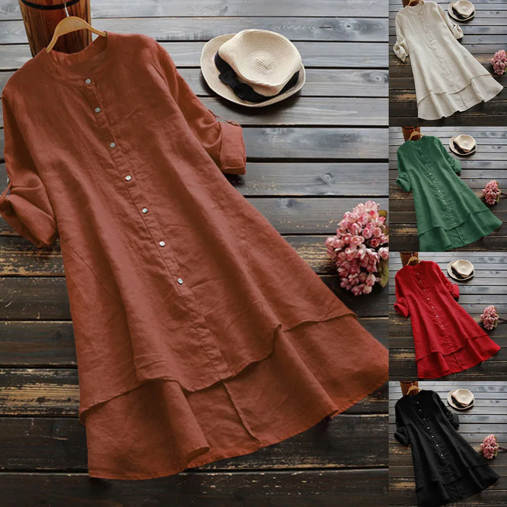 Women Casual Loose Linen Soild Button Long Sleeve Long Shirt Blouse Tops Kimono Femme Футболка Женский Blouses Топ 2021
Women Casual Loose Linen Soild Button Long Sleeve Long Shirt Blouse Tops Kimono Femme Футболка Женский Blouses Топ 2021