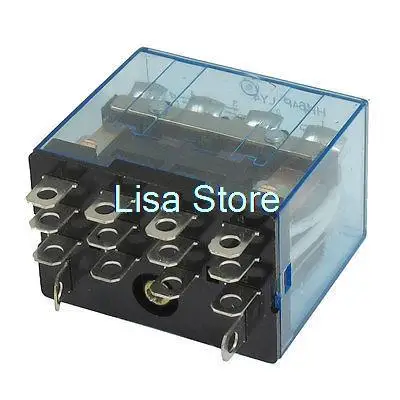 HH64P LY4 DC 12V Катушка зеленый светодиод общего назначения реле питания 4PDT 14-контактный
HH64P LY4 DC 12V Катушка зеленый светодиод общего назначения реле питания 4PDT 14-контактный