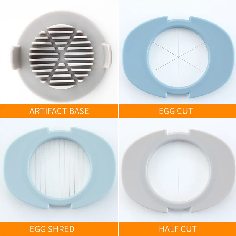 JueQi Egg Slicers Cutter Stainless Steel Kitchen Accessories 3 in 1 + Fixed Base Hard Boiled Egg Tools Kitchen Gadgets
JueQi Egg Slicers Cutter Stainless Steel Kitchen Accessories 3 in 1 + Fixed Base Hard Boiled Egg Tools Kitchen Gadgets