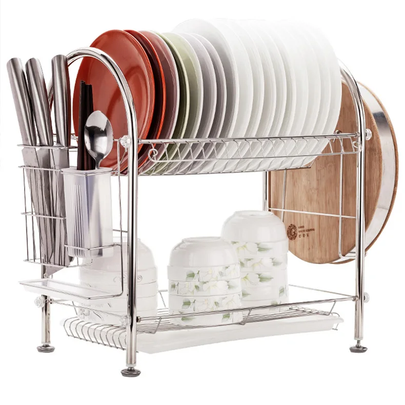 304 Stainless Steel Dish Rack Drain Shelf Bowl Plate Drying Rack Kitchen Organizer Storage Holder
304 Stainless Steel Dish Rack Drain Shelf Bowl Plate Drying Rack Kitchen Organizer Storage Holder