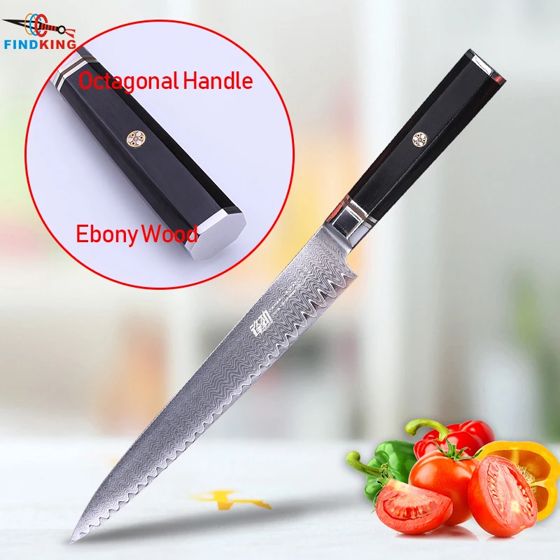 Нож кухонный FINDKING, из дамасской стали, 10 дюймов, восьмиугольная рукоятка, лестница, 67 слоев
Нож кухонный FINDKING, из дамасской стали, 10 дюймов, восьмиугольная рукоятка, лестница, 67 слоев