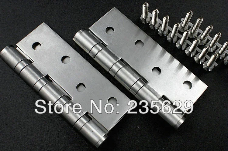 Free Shipping, 201S.S. ball bearing hinge,4inch*3inch*3mm, Hinges for doors, switching flexibility, no noise, long life
Free Shipping, 201S.S. ball bearing hinge,4inch*3inch*3mm, Hinges for doors, switching flexibility, no noise, long life