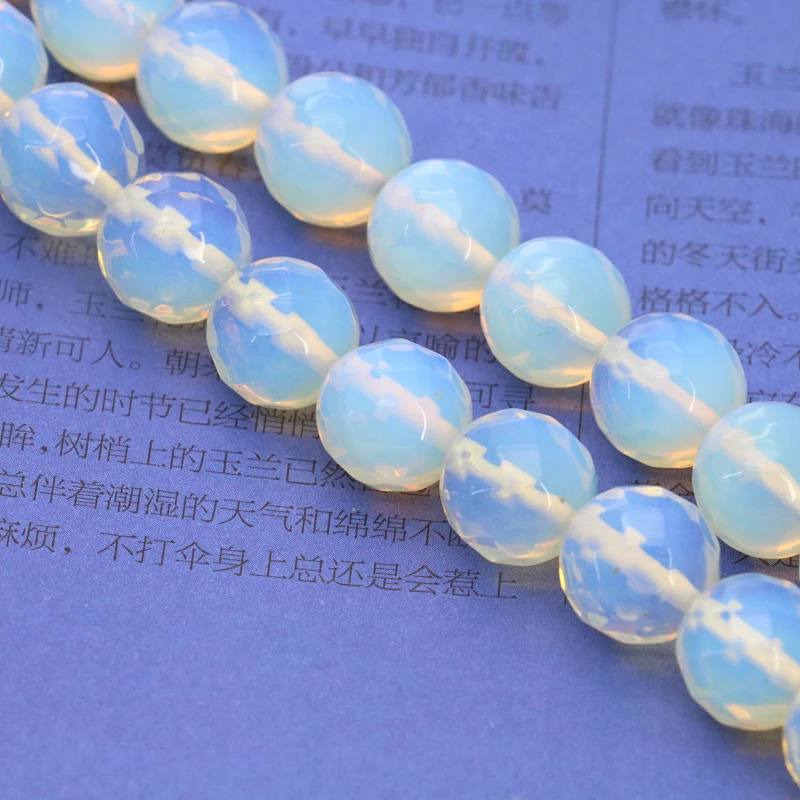 White faceted opal loose beads 12mm 15inches 2 piece/lot DIY stone beads best selling women jewelry making fr0ee shipping
White faceted opal loose beads 12mm 15inches 2 piece/lot DIY stone beads best selling women jewelry making fr0ee shipping