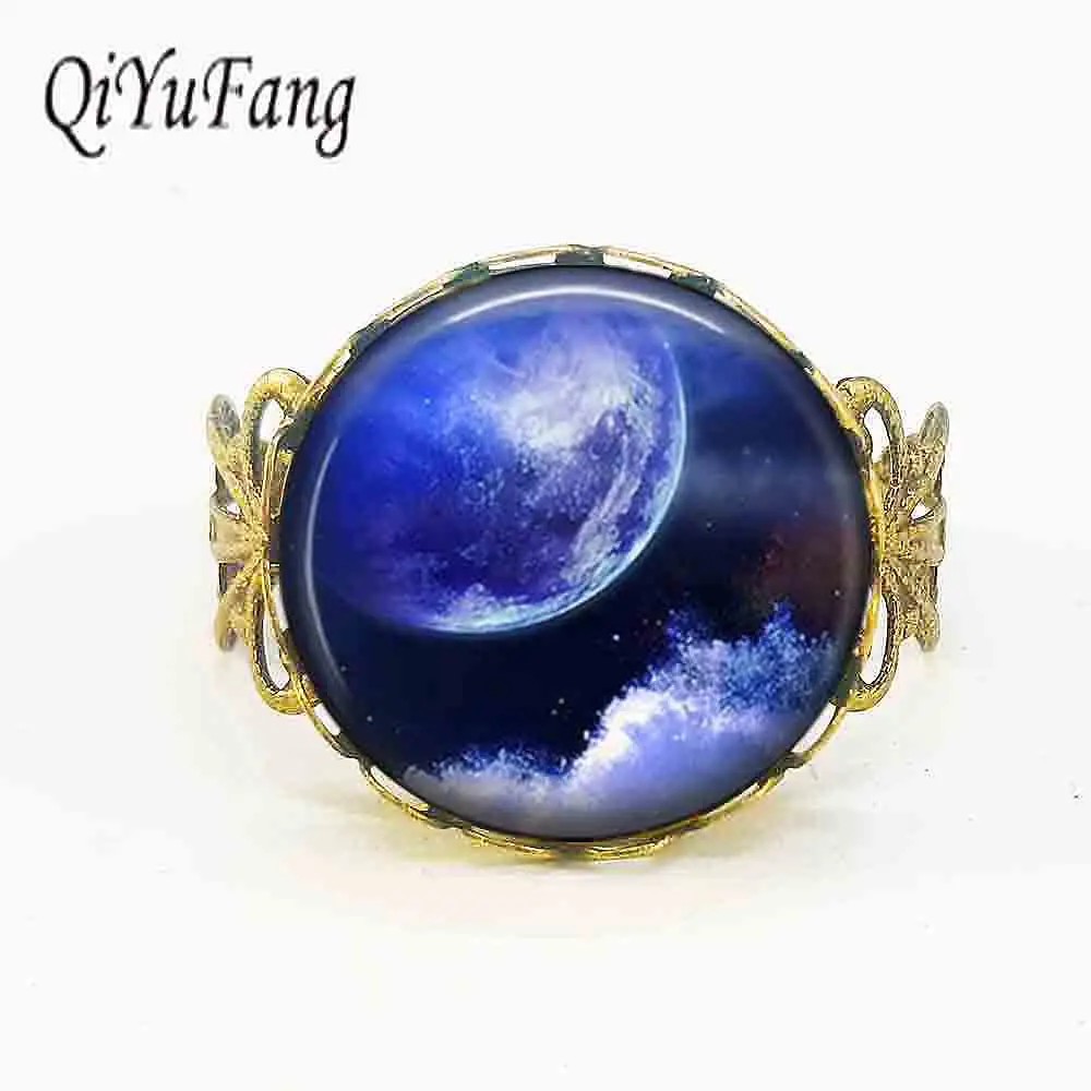 1pcs/lot Galaxy Space Glass Cabochon Vintage Ring Bronze Copper Rings for Womens mens Jewelry Adjustable steampunk moon sun star
1pcs/lot Galaxy Space Glass Cabochon Vintage Ring Bronze Copper Rings for Womens mens Jewelry Adjustable steampunk moon sun star