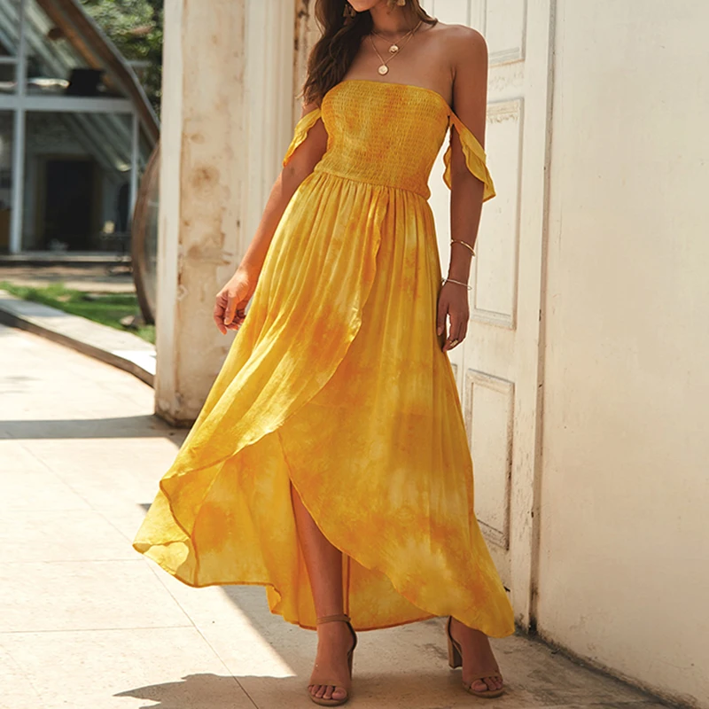 Hot Sale Women Dress Summer Sexy Off Shloulder Print Dress Irregular Split Party Beach Floral Dresses Vestidos Femme Boho Style
Hot Sale Women Dress Summer Sexy Off Shloulder Print Dress Irregular Split Party Beach Floral Dresses Vestidos Femme Boho Style