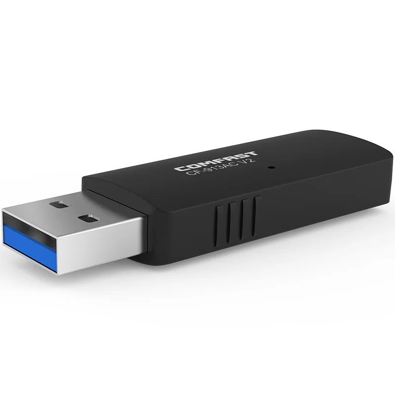 Comfast 913AC USB Wi-Fi 1200 Мбит/с 2 4 г и 5G адаптер 802.11AC Wi-Fi/усилитель сетевая карта этернета