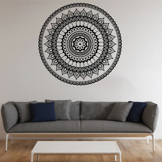 Mandala Wall Stickers Indian Round Pattern Symbol Vinyl Decal Namaste Yoga Art Decor Home Office GYM Dorm Club Dining Room Mural
Mandala Wall Stickers Indian Round Pattern Symbol Vinyl Decal Namaste Yoga Art Decor Home Office GYM Dorm Club Dining Room Mural