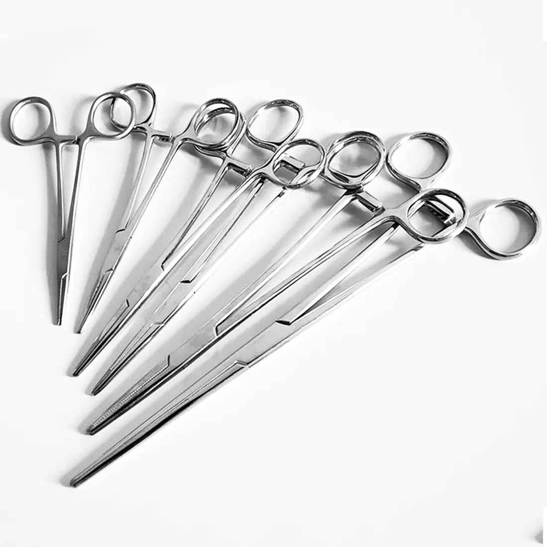 Hemostatic Forceps Clamp Pliers 12.5/14/16/18/20CM Bent-nose/Straight Curved Stainless Steel Locking Elbow Scissors Pliers
Hemostatic Forceps Clamp Pliers 12.5/14/16/18/20CM Bent-nose/Straight Curved Stainless Steel Locking Elbow Scissors Pliers
