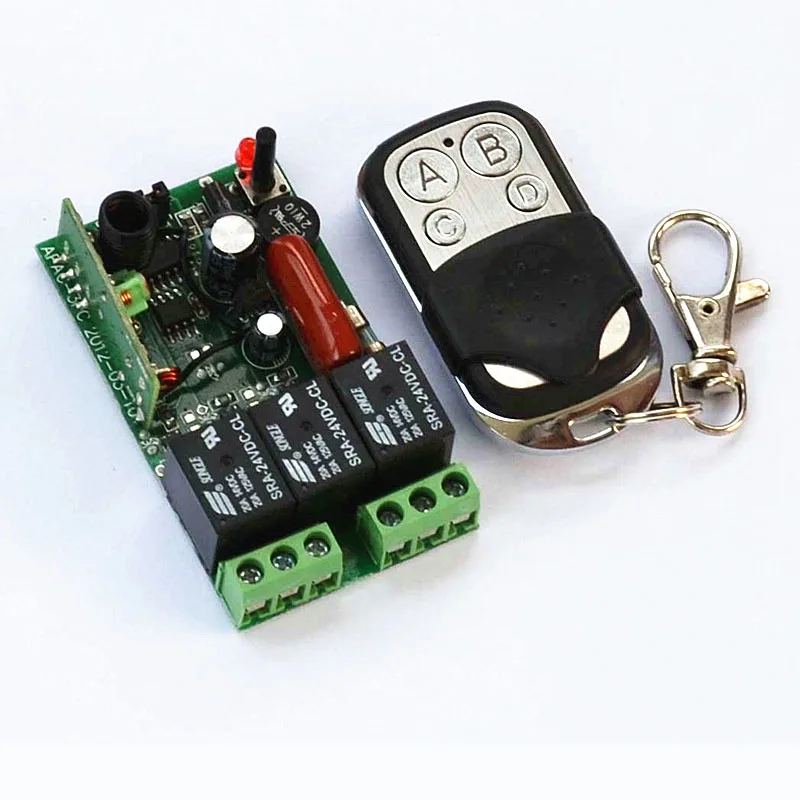 AC 110V-220V 3 CH Channel Relay 10A Wireless Switch ASK 3CH Relay Learning independently for Smart Home Box Broadlink
AC 110V-220V 3 CH Channel Relay 10A Wireless Switch ASK 3CH Relay Learning independently for Smart Home Box Broadlink