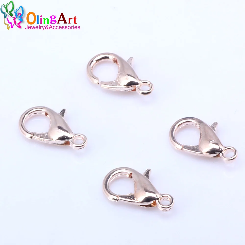 OlingArt 12mm 48pcs/lot Lobster Rose Gold Series Hooks for Necklace/Bracelets DIY Jewelry making
OlingArt 12mm 48pcs/lot Lobster Rose Gold Series Hooks for Necklace/Bracelets DIY Jewelry making