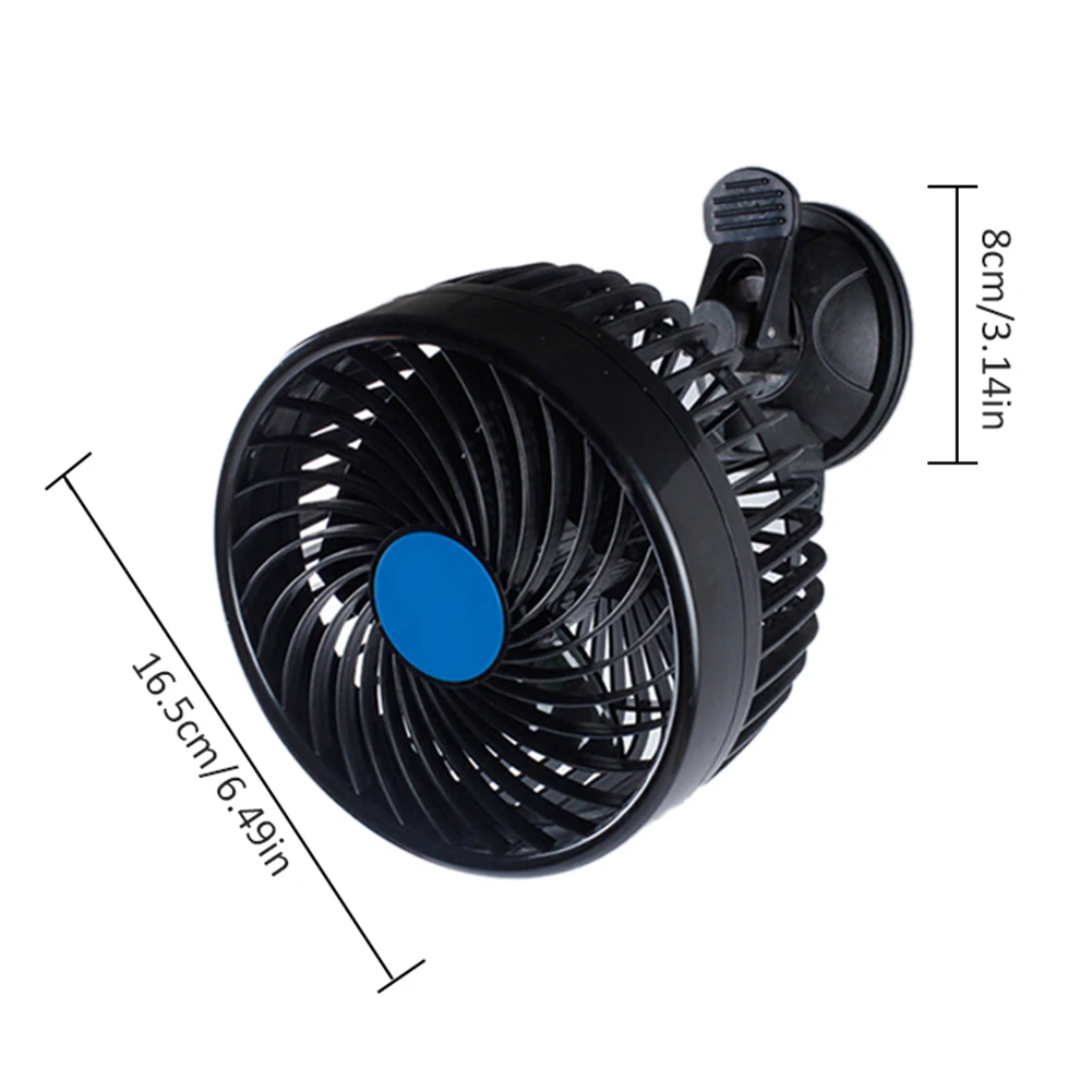 12V/24V Single Head Sucker 6 Inch Car Fan Strong Wind Suction Cup Fan Speed Adjusting Car Fan
12V/24V Single Head Sucker 6 Inch Car Fan Strong Wind Suction Cup Fan Speed Adjusting Car Fan