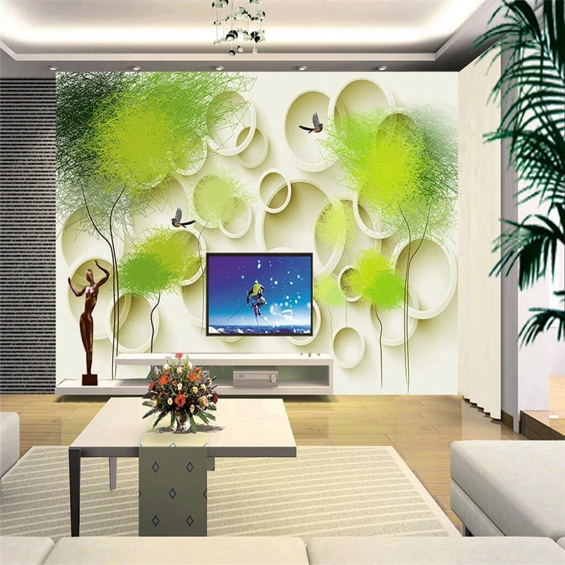 Custom 3D Wallpaper Murals Circle Abstract Tree Bird Photo Wall Paper 3D Stereoscopic Wallpapers For Living Room Contact Papers
Custom 3D Wallpaper Murals Circle Abstract Tree Bird Photo Wall Paper 3D Stereoscopic Wallpapers For Living Room Contact Papers