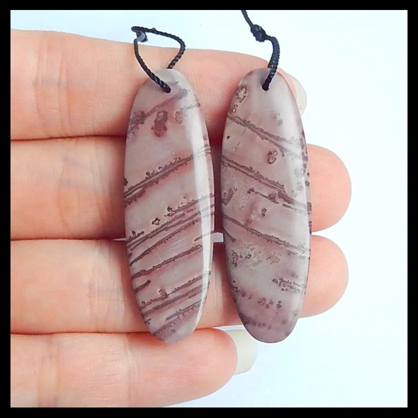Natural Chohua jasper Earrings,Fashion Semi-precious stones, Jewelry accessories Earring Jewelry,44x14x4mm,8.1g
Natural Chohua jasper Earrings,Fashion Semi-precious stones, Jewelry accessories Earring Jewelry,44x14x4mm,8.1g