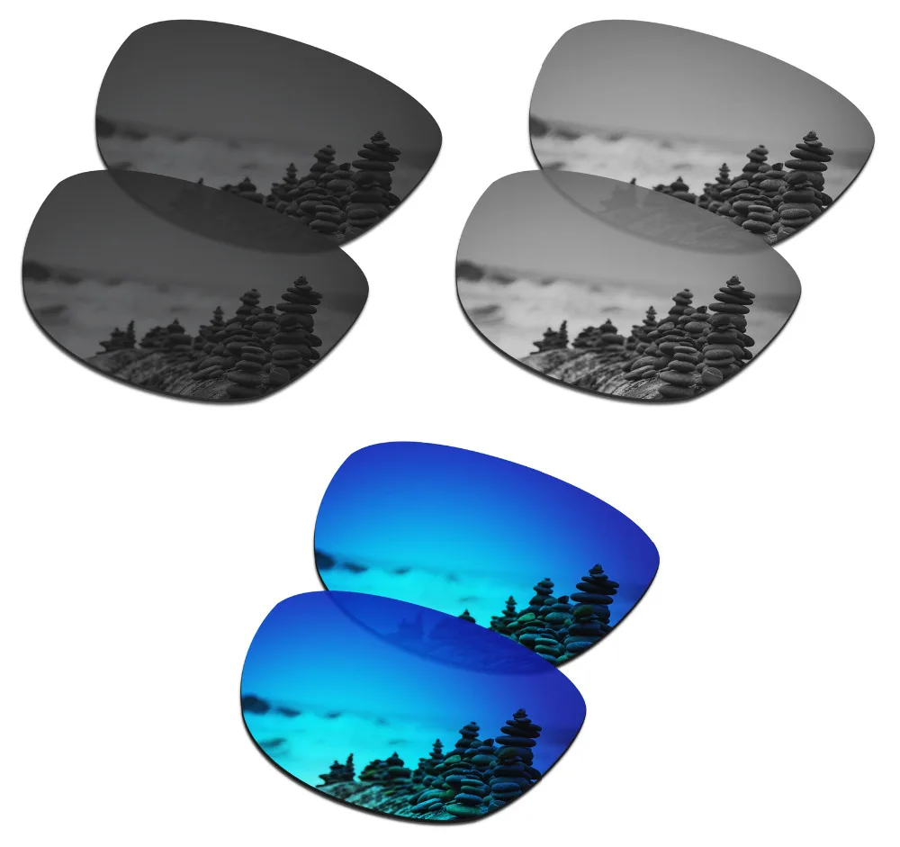 3 пары поляризованных солнцезащитных очков SmartVLT Сменные линзы для Oakley Trillbe X Stealth черный и серебристый титан и Ледяной Синий
3 пары поляризованных солнцезащитных очков SmartVLT Сменные линзы для Oakley Trillbe X Stealth черный и серебристый титан и Ледяной Синий