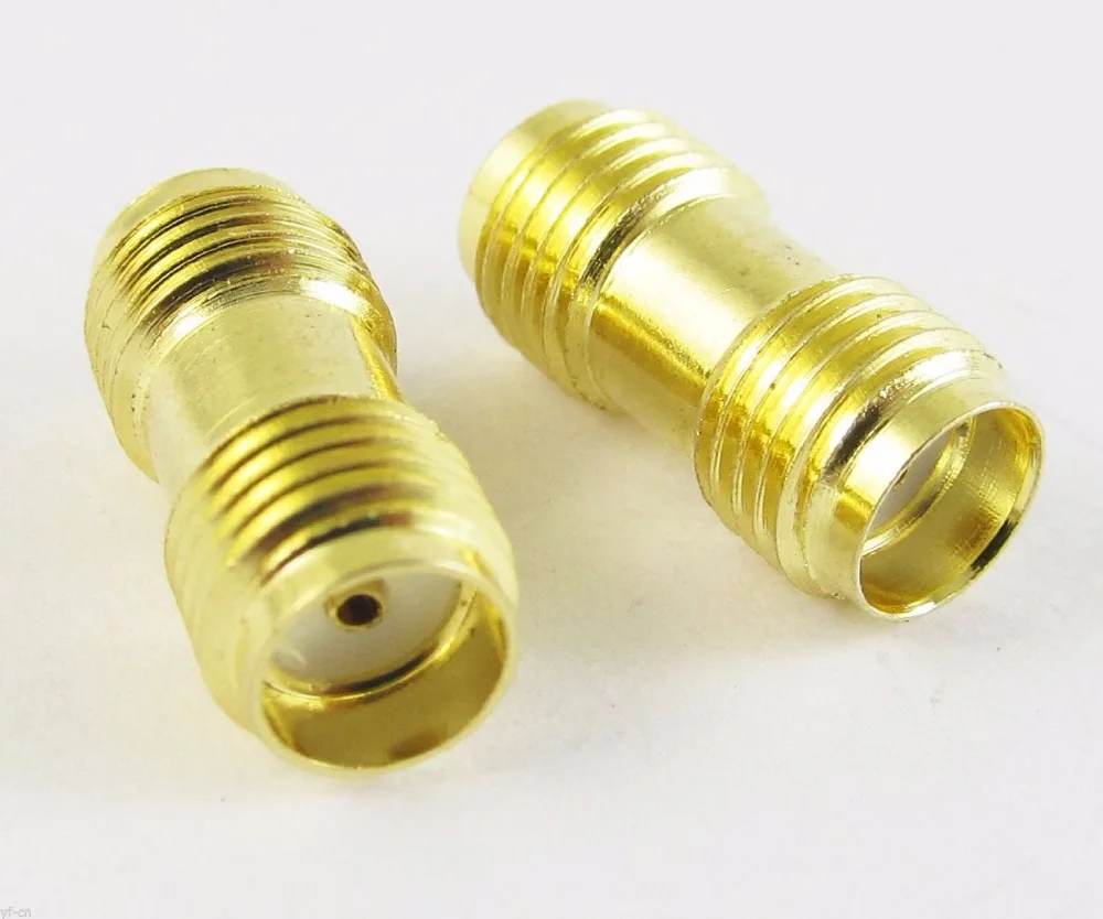 100 pcs Gold sma female to sma female jack in series RF coaxial adapter connectors
100 pcs Gold sma female to sma female jack in series RF coaxial adapter connectors