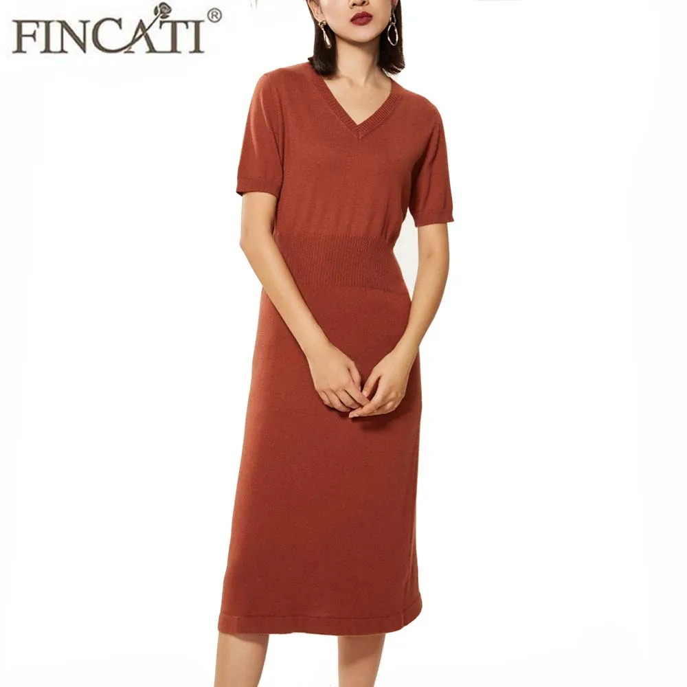 Women's Dress Knitted Sweater Autumn Winter Cashmere Wool Blending V Neck Fitted Waist Elegant England Style Long Vestidos
Women's Dress Knitted Sweater Autumn Winter Cashmere Wool Blending V Neck Fitted Waist Elegant England Style Long Vestidos